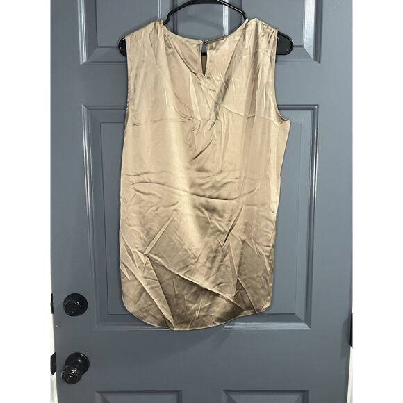 NWT Eileen Fisher Bramble Stretch Silk Charmeuse Round Neck Tank Size S/P $188 - Picture 8 of 9